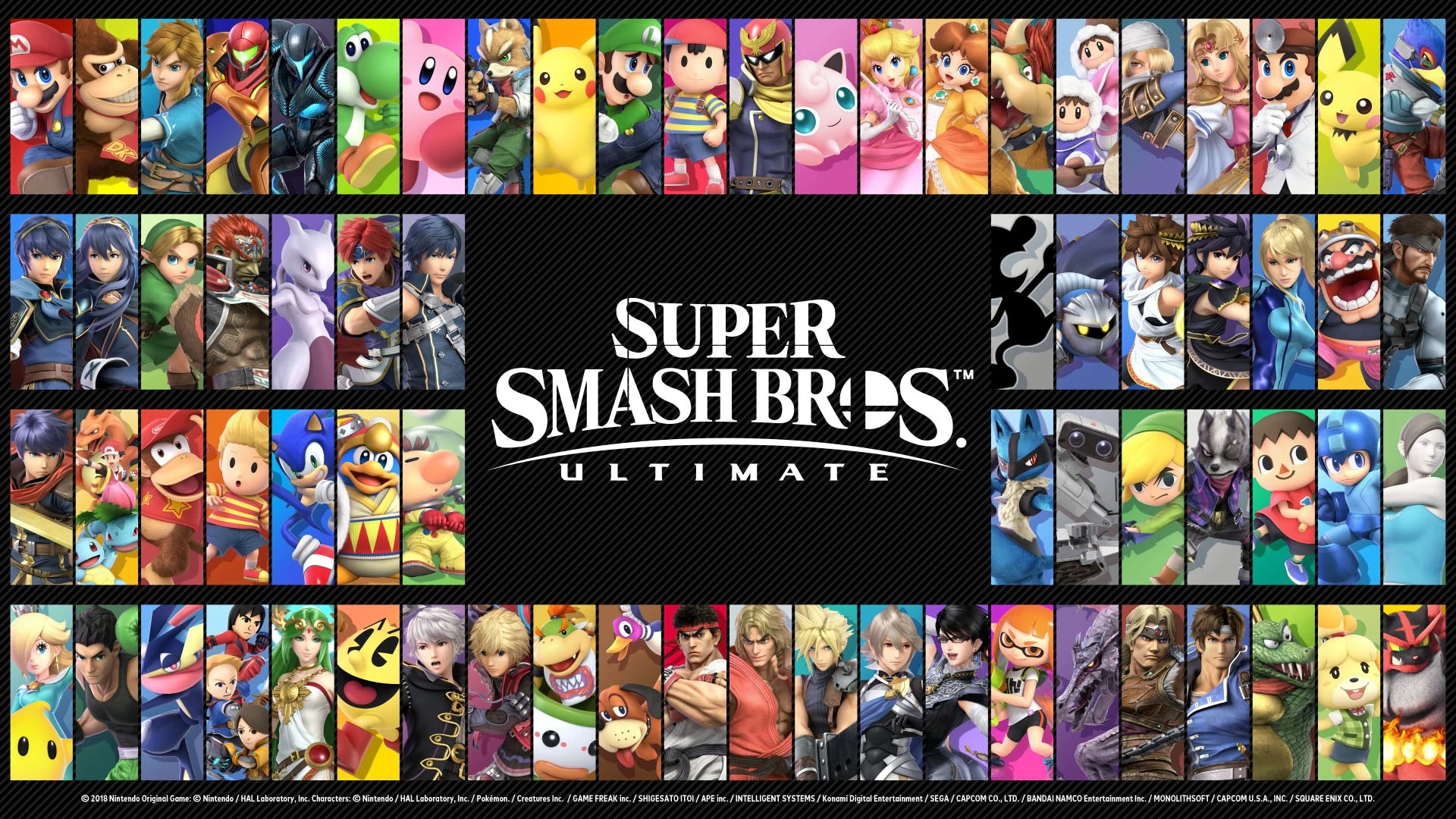 Super Smash Bros Ultimate game cover